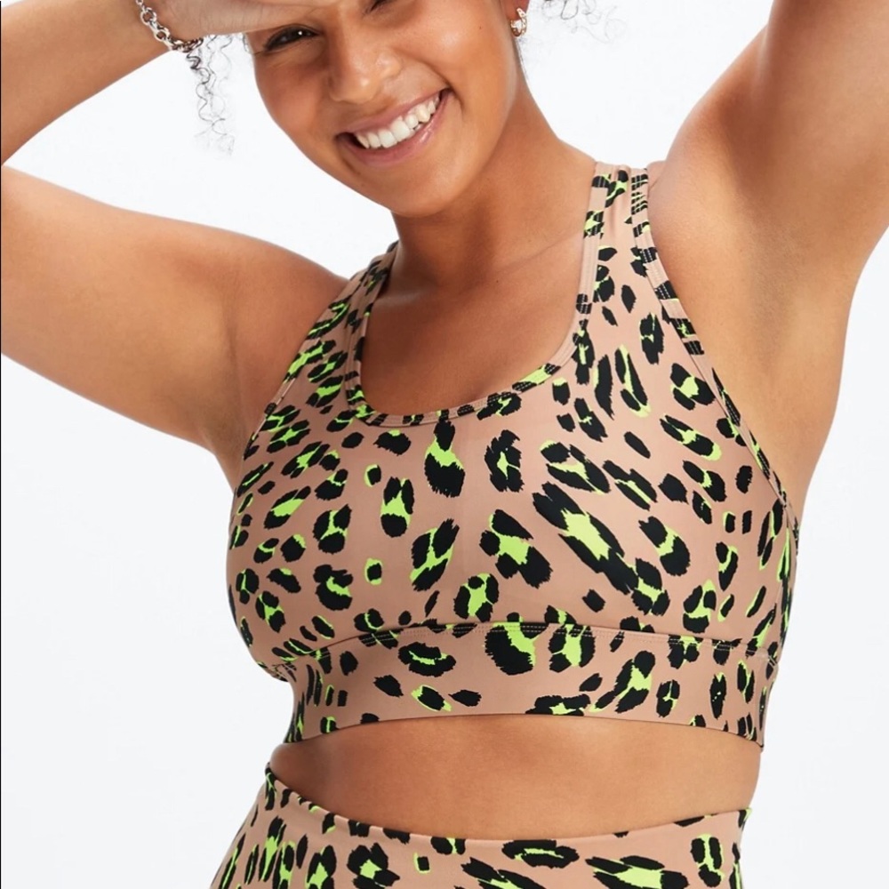 On the Go Medium Impact Animal Print Sport Bra
